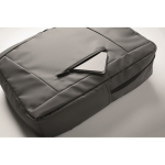 RPET-rugzak met PU-coating voor laptop tot 15'' kleur donkergrijs foto weergave