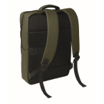 RPET-rugzak met PU-coating voor laptop tot 15'' kleur miliair groen tweede weergave