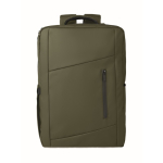 RPET-rugzak met PU-coating voor laptop tot 15'' kleur miliair groen derde weergave