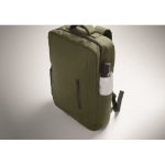 RPET-rugzak met PU-coating voor laptop tot 15'' kleur miliair groen foto weergave