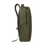 RPET-rugzak met PU-coating voor laptop tot 15'' kleur miliair groen