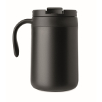 thermosbeker van roestvrij staal met herbruikbaar koffiefilter 450 ml kleur zwart tiende weergave
