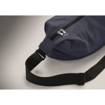 Urban crossbodytas van waterafstotend nylon met verstelbare band kleur blauw foto bekijken derde weergave