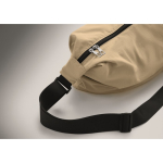 Urban crossbodytas van waterafstotend nylon met verstelbare band kleur khaki foto bekijken derde weergave