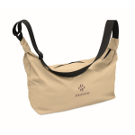 Urban crossbodytas van waterafstotend nylon met verstelbare band kleur khaki hoofdweergave