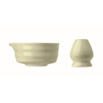 Matcha-set van 5 stuks van keramiek en bamboe in geschenkdoos kleur mintgroen vijfde weergave