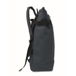 PU-rugzak met ruimte voor 15”-pc en fietsbanden 20 L kleur blauw vijfde weergave