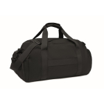 Sportieve nylon tas met trolleyband en schouderriem 20 L kleur zwart tweede weergave