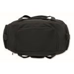 Sportieve nylon tas met trolleyband en schouderriem 20 L kleur zwart negende weergave