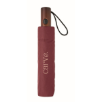 Opvouwbare automatische windbestendige polyester paraplu Ø94 kleur bordeaux hoofdweergave tweede weergave