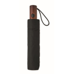 Opvouwbare automatische windbestendige polyester paraplu Ø94 kleur zwart tweede weergave