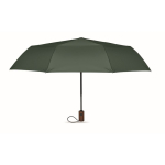 Opvouwbare automatische windbestendige polyester paraplu Ø94 kleur groen derde weergave