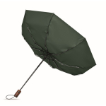 Opvouwbare automatische windbestendige polyester paraplu Ø94 kleur groen vierde weergave