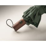 Opvouwbare automatische windbestendige polyester paraplu Ø94 kleur groen foto bekijken vijfde weergave