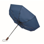 Opvouwbare automatische windbestendige polyester paraplu Ø94 kleur koningsblauw vierde weergave