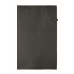 Vacuüm polyester compressiezak met ventiel en dubbele sluiting 10L kleur zwart zesde weergave