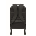 Laptoprugzak met PU-details en trolleyband 15'' kleur zwart negende weergave