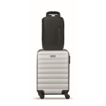Laptoprugzak met PU-details en trolleyband 15'' kleur zwart tiende weergave