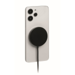 Magnetische draadloze oplader met vaste USB-C-kabel van 1 m en 25W kleur zwart tweede weergave