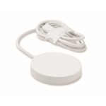 Magnetische draadloze oplader met vaste USB-C-kabel van 1 m en 25W kleur wit tweede weergave