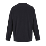 Unisex oversized T-shirt gerecycled katoen 220 g/m² kleur zwart