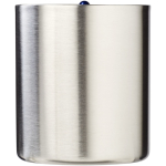 Dubbelwandige isolerende beker met geïntegreerde karabijnhaak 200ml kleur blauw weergave zijkant