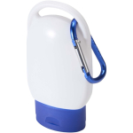 Zonnecrème SPF 30 met geïntegreerde karabijnhaak en vanillegeur 30ml kleur blauw