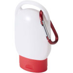 Zonnecrème SPF 30 met geïntegreerde karabijnhaak en vanillegeur 30ml kleur rood
