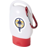 Zonnecrème SPF 30 met geïntegreerde karabijnhaak en vanillegeur 30ml kleur rood