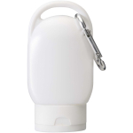Zonnecrème SPF 30 met geïntegreerde karabijnhaak en vanillegeur 30ml kleur wit derde weergave voorkant