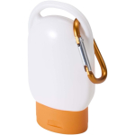 Zonnecrème SPF 30 met geïntegreerde karabijnhaak en vanillegeur 30ml kleur oranje
