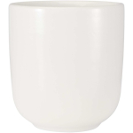 Theepot met twee keramische kopjes voor theeservice 600ml kleur wit derde weergave voorkant