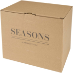 Theepot met twee keramische kopjes voor theeservice 600ml kleur wit tweede weergave met doos