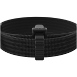 USB-C-kabel van gevlochten nylon met Xtorm 100W snelladen kleur zwart weergave detail 1