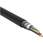USB-C-kabel van gevlochten nylon met Xtorm 100W snelladen kleur zwart weergave detail 2