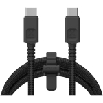 USB-C-kabel van gevlochten nylon met Xtorm 100W snelladen kleur zwart tweede weergave