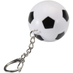 Sleutelhanger met lippenbalsem in voetbalvorm SPF15 vanille kleur zwart tweede weergave