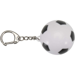 Sleutelhanger met lippenbalsem in voetbalvorm SPF15 vanille kleur zwart derde weergave voorkant