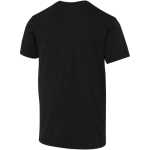 Unisex T-shirt met korte mouwen van biologisch katoen 160 g/m2 Elevate kleur zwart derde weergave achterkant