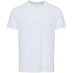 Unisex T-shirt met korte mouwen van biologisch katoen 160 g/m2 Elevate kleur wit tweede weergave voorkant