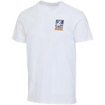 Unisex T-shirt met korte mouwen van biologisch katoen 160 g/m2 Elevate kleur wit weergave zeefdruk