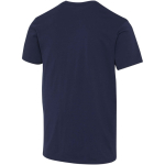 Unisex T-shirt met korte mouwen van biologisch katoen 160 g/m2 Elevate kleur marineblauw derde weergave achterkant