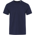 Unisex T-shirt met korte mouwen van biologisch katoen 160 g/m2 Elevate kleur marineblauw tweede weergave voorkant
