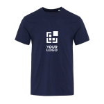 Unisex T-shirt met korte mouwen van biologisch katoen 160 g/m2 Elevate met afdrukgebied