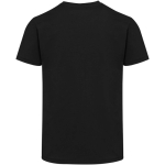Unisex T-shirt met korte mouwen, ronde hals, katoen 200 g/m2 Elevate kleur zwart tweede weergave achterkant