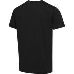 Unisex T-shirt met korte mouwen, ronde hals, katoen 200 g/m2 Elevate kleur zwart derde weergave achterkant