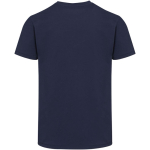 Unisex T-shirt met korte mouwen, ronde hals, katoen 200 g/m2 Elevate kleur marineblauw tweede weergave achterkant