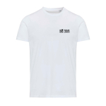 Unisex T-shirt met korte mouwen, ronde hals, katoen 200 g/m2 Elevate met afdrukgebied
