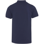 Unisex poloshirt met korte mouwen van gemengd katoen 220 g/m² Elevate kleur marineblauw tweede weergave achterkant