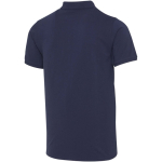Unisex poloshirt met korte mouwen van gemengd katoen 220 g/m² Elevate kleur marineblauw derde weergave achterkant